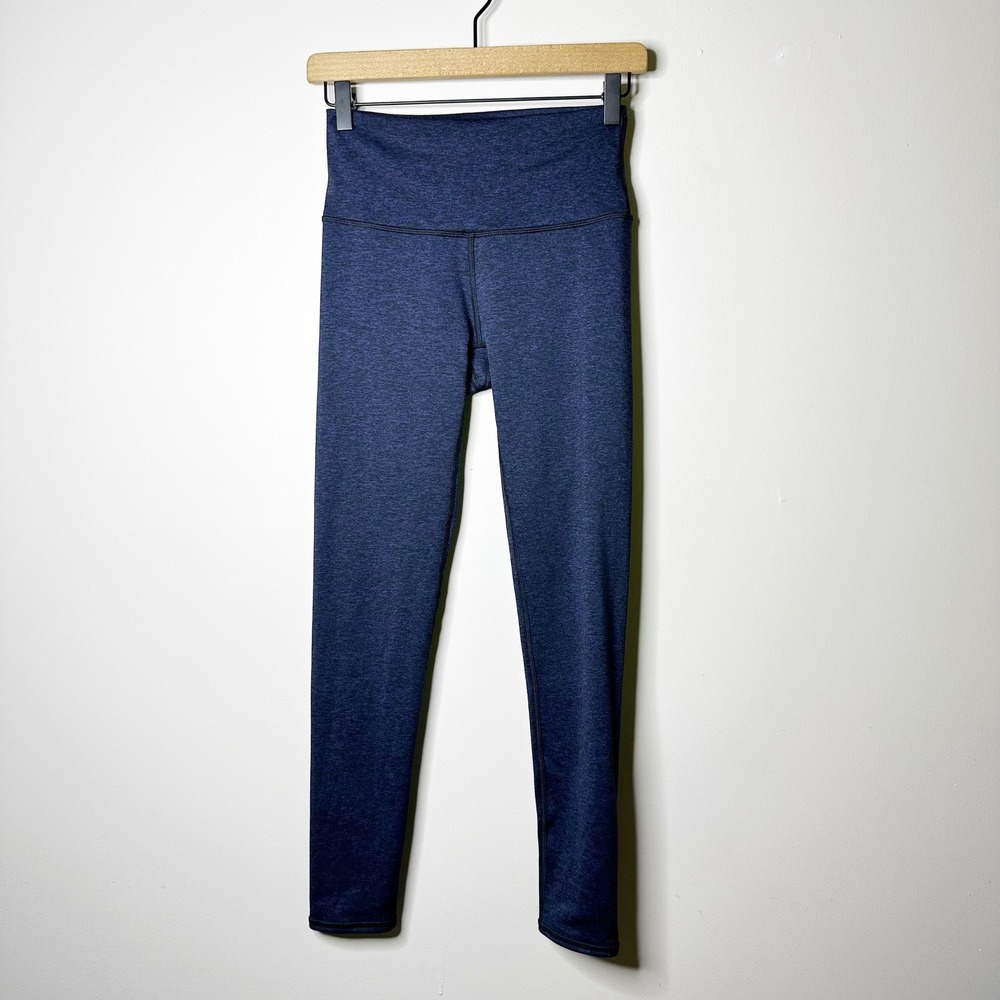 Aerie Leggings High Waisted Womens Medium Blue Chill Play Move Athleisure Casual